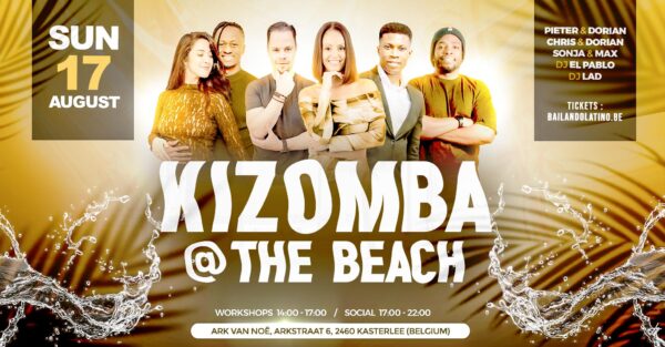 Banner Kizomba @ the beach augustus
