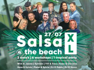 Banner Salsa @ the beach XL